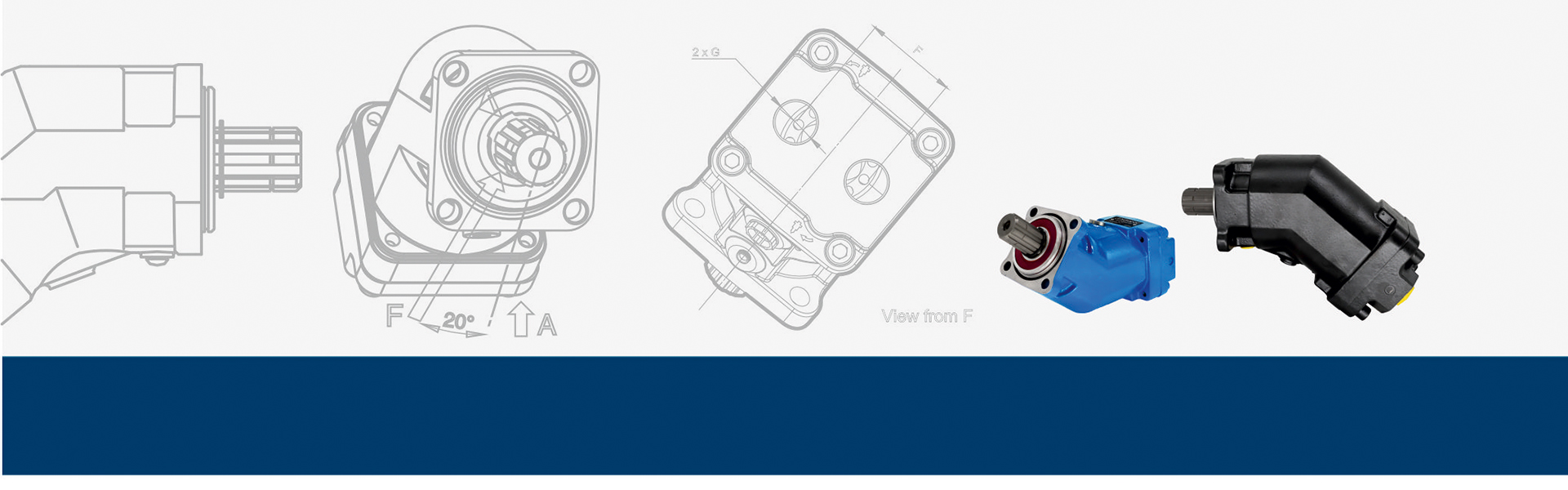 K2FM (DIN) Bent Axis Hydraulic Piston Motors - Hidrapac Hydraulic - New  Bent Axis Piston Motor - Hydraulic Motor Bi-Directional Bent Axis  Hydraulics Motors - High Pressure Bent Axis Hydraulic Motor, Hydraulic,